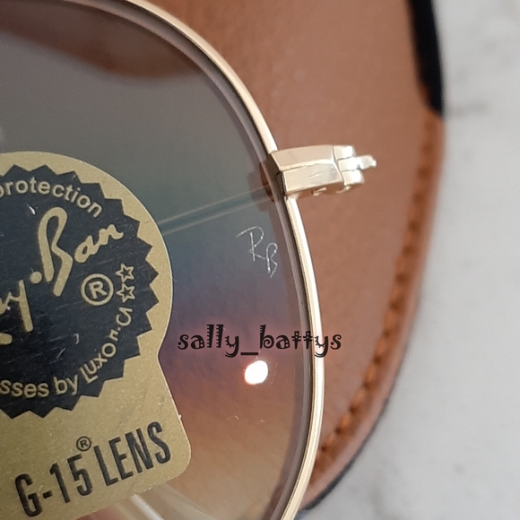RayBan (Store Display) Aviator Gradient Brown Lenses RB3025 - Picture 7 of 13